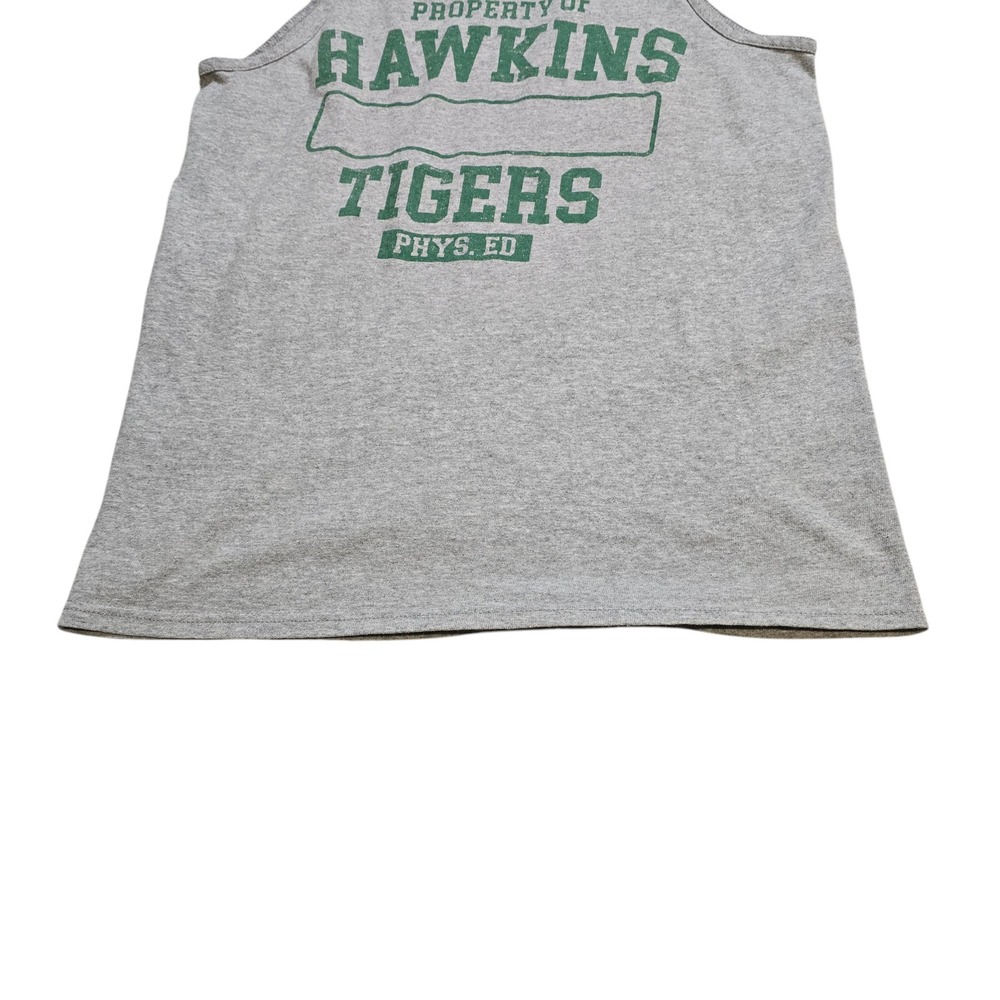 Stranger Things Unisex Heather Grey Hawkins Tigers Tank Top S - Picture 4 of 8